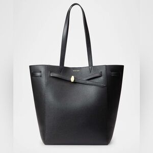Veronica Beard Black Leather Tote